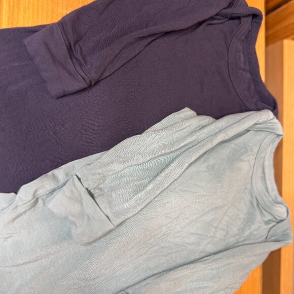 Willow Blossom Studio knotted Baby Gowns 0–3M | Blue & Mint Set - Picture 5 of 9